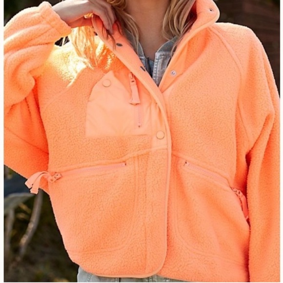 Free People Hit The Slopes Fleece Jacket - Picture 6 of 6